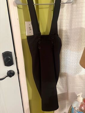 FIGI Suspender Dress with Button Front